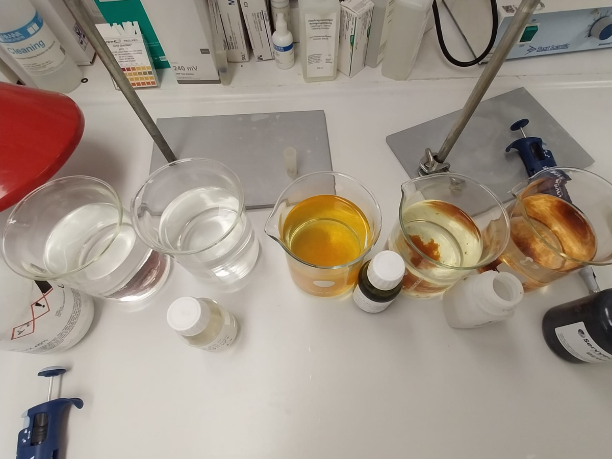 Lab testen t.b.v. ontwerp waterzuivering